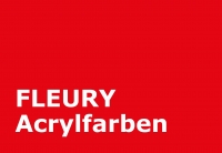 FLEURY Acrylfarbe Farbmuster (2-03 Scharlachrot)