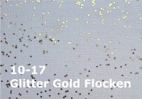 FLEURY Acrylfarbe (10-17 Glitter Gold Flocken) 1-Liter