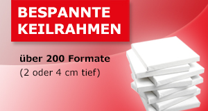 bespannte Keilrahmen