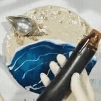 Heissluftfön für Resin Art