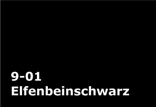 FLEURY Ölfarbe (9-01 Elfenbeinschwarz) 1-Liter