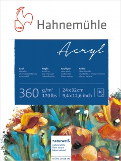 Acryl Block, 360g/m2, 24x32cm, 10 Blatt
