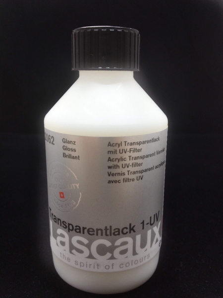 Lascaux Transparentlack 1 UV Glanz, 250ml