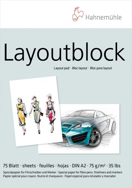 Layout-Block, 75g/m2, A2, 75 Blatt