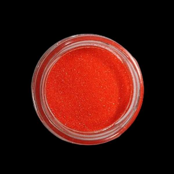 Glitter Orangerot fluoreszent (S0504, 50ml)