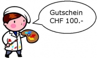 Gutschein für Künstlerbedarf im Wert von CHF 100.-