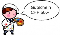 Gutschein für Künstlerbedarf im Wert von CHF 50.-