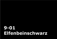 FLEURY Ölfarbe (9-01 Elfenbeinschwarz) 1-Liter