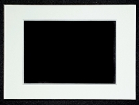 Passepartout 40x50cm, 22x30 cm, 1.5mm, hellweiss