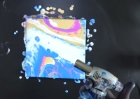 Flambierbrenner (für Pouring Maltechnik)