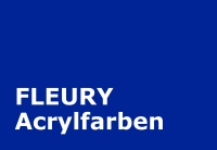 FLEURY Acrylfarbe Farbmuster (5-01 Kobaltblau)