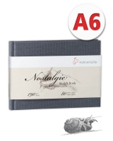 Skizzenbuch, 190g/m2, Format A6 quer, 40 Blatt