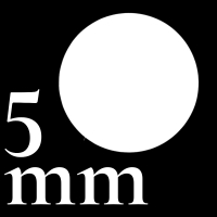 Malplatten rund, Durchmesser 50 cm, 5mm (5 Stück)