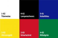 Acrylfarben Set (Grundfarben) 6 x 1 Liter