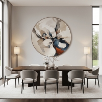 bespannte Keilrahmen (rund) Ø 80cm - Tiefe 42mm