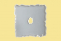Resin-Set: Quadratischer Geoden Untersetzer