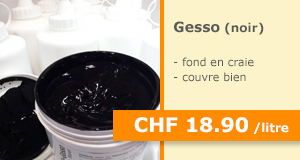 FLEURY Gesso (noir)